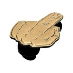 Biltwell-Emaille-Nadel Finger antik verwittert – Bild 4