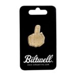 Biltwell-Emaille-Nadel Finger antik verwittert – Bild 2