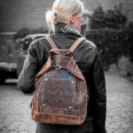 Jack´s Inn 54 Rob Roy Rucksack / Schultertasche braun – Bild 7