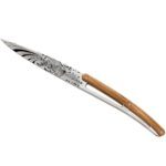 6 Deejo-Steakmesser, Olivenholz / Japanisch – Bild 2