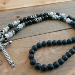 Perlenkette mit Kreuz 1 – Bild 4