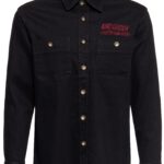 King Kerosin Denim Worker Hemd mit Stickerei – Bild 2