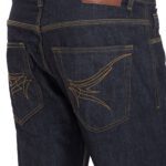 King Kerosin Regular Fit Jeans in dark blue mit Logo-Patch Robin – Bild 3