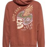 King Kerosin Kapuzensweatjacke »Eat my dust« Print