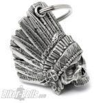Biker-​Bell 3D Indian Skull Häuptling Totenkopf – Bild 3
