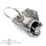 Biker-​Bell 3D Indian Skull Häuptling Totenkopf – Bild 2