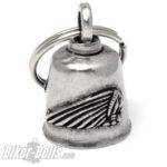 Biker Bell Indian Motorcycle mit Indianerkopf Motorrad Glocke MoFa Lounge