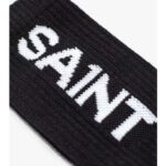 SA1NT BAMBOO CREW SOCK - TWIN PACK - BLACK – Bild 3