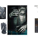Rude Riders Bones Motorradhandschuhe aus schwarzem Leder – Bild 6