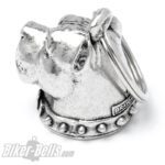 Biker Bell 3D Pitbull Dobermann Dogge Hund Bikerbell Motorrad Glocke – Bild 3