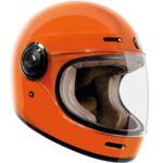 Torc T-1 Retro Full Face Helm Orange Gloss – Bild 3