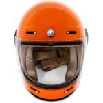 Torc T-1 Retro Full Face Helm Orange Gloss – Bild 2