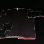 BIKER TRUCKER WALLET SKULL CONCHO braun/schwarz – Bild 5