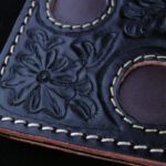 BIKER TRUCKER WALLET SKULL CONCHO braun/schwarz – Bild 6