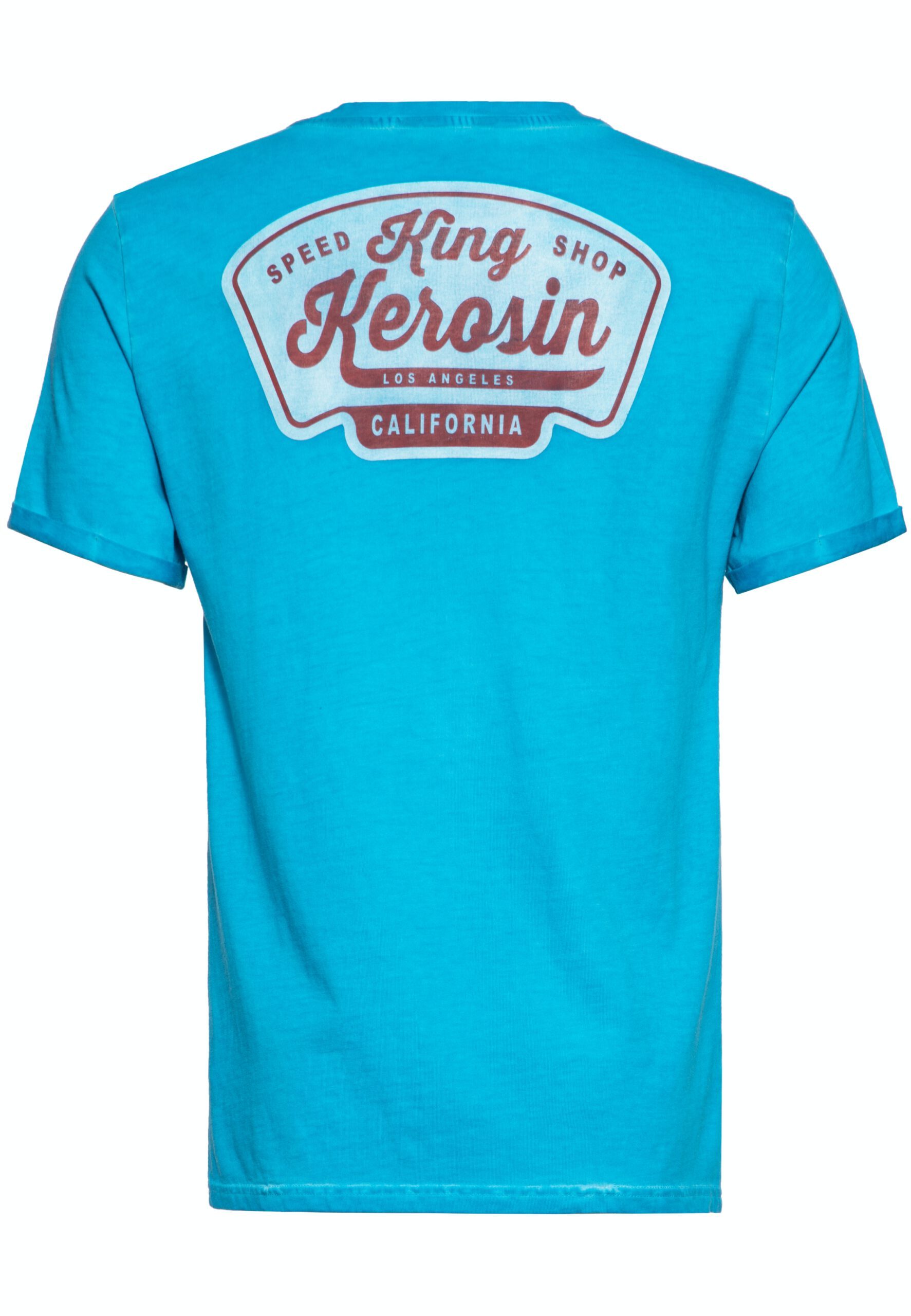 King Kerosin Oil Washed T-Shirt »Speedshop King Kerosin« – MoFa Lounge