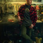 Modeka Flanellhemd Nooner schwarz/rot – Bild 7