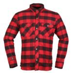 Modeka Flanellhemd Nooner schwarz/rot