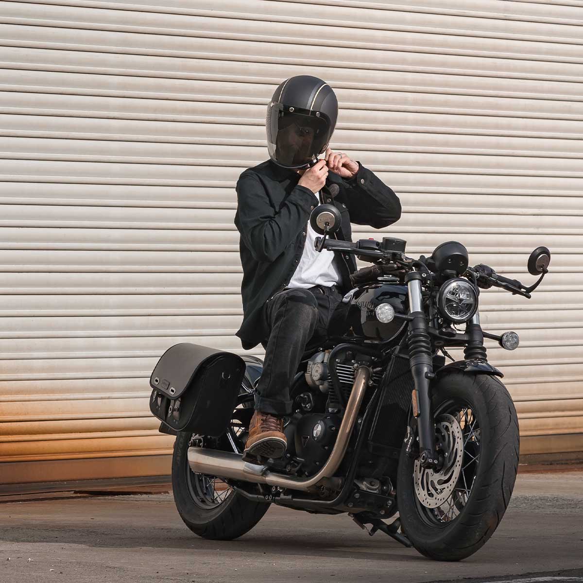 Modeka Overshirt Oliwer schwarz – Bild 4