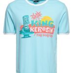 King Kerosin Contrast T-Shirt »Tiki Surfers«