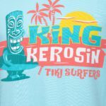 King Kerosin Contrast T-Shirt »Tiki Surfers« – Bild 4