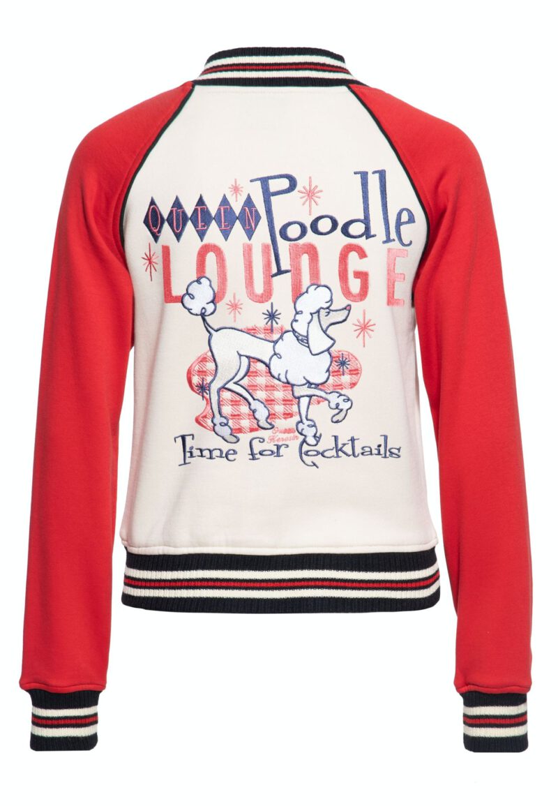 Queen Kerosin College Sweatjacke »Poodle Lounge«