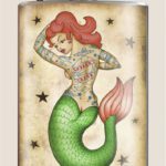 Trixie & Milo Flachmann "Tattooed Mermaid - Flask"
