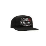 LOSER MACHINE ENDLESS SNAPBACK CAP BLACK