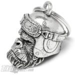 Bravo Bell 3D Gorilla mit Motorradhelm Glücksbringer – Bild 4