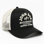 JOHN DOE CAP - TRUCKER HAT BLACK /WHITE