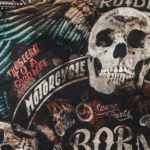 Rude Riders "Fliegender Totenkopf" Kissen – Bild 4