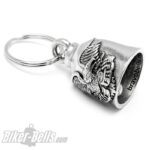 Bravo Bells Ride Free Adler Motorradfahrer Glücksbringer Geschenk Bikerbell Motorrad-​Glocke – Bild 2