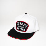Rokker Motors Patch Snapback Weiß-Schwarz