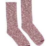 Pike Brothers 1972 Melange Socks red