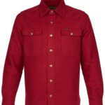 Pike Brothers 1943 CPO Shirt Moleskin dark red