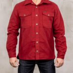 Pike Brothers 1943 CPO Shirt Moleskin dark red – Bild 5