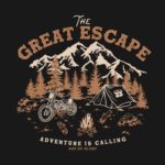 Age of Glory Great Escape Tee Washed Black – Bild 2