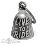 Live To Ride Biker-​Bell mit großem Adler Motorrad – Bild 2