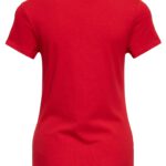 Queen Kerosin Damen Basic T-Shirt V Hals "Wind" – Bild 2