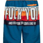 King Kerosin Herren "Fu** You Badehose Kurz – Bild 2