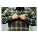 Biltwell Hi Test Flannel shirt moss – Bild 12