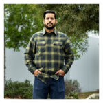 Biltwell Hi Test Flannel shirt moss – Bild 10