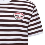 King Kerosin Herren T-SHIRT «REDONDO BEACH - SPEED KINGS» (braun/weiß) – Bild 3