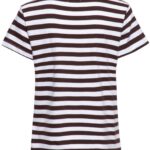 Queen Kerosin DAMEN STRIPED BASIC T-SHIRT "SPEED QUEENS" braun – Bild 2