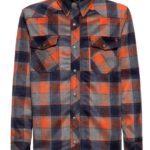 King Kerosin Winterhemd orange