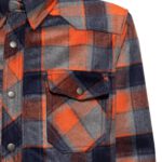 King Kerosin Winterhemd orange – Bild 3