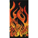 Modeka Multifuntionstuch Flames black