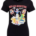 Queen Kerosin Damen Basic T-Shirt "Head Hunter"