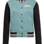 Queen Kerosin Damen College Jacke «Sun Valley» (grün) – Bild 2