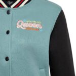 Queen Kerosin Damen College Jacke «Sun Valley» (grün) – Bild 4