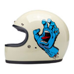 Biltwell Gringo Santa Cruz handmade helmet vintage white – Bild 5